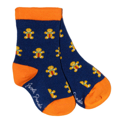 Children's Gingerbread Man Bamboo Socks