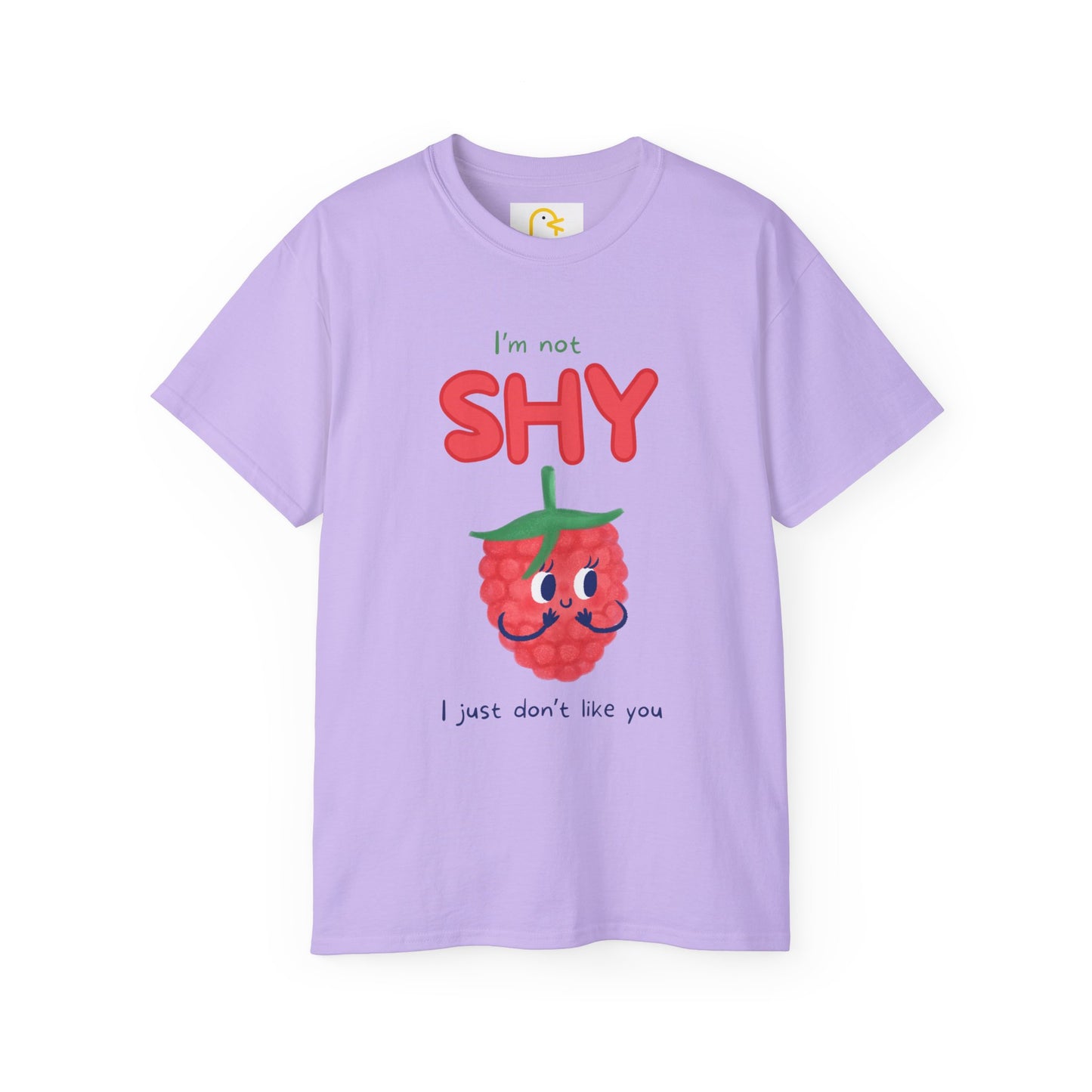 Raspberry T-shirt: I'm not shy I just don't like you