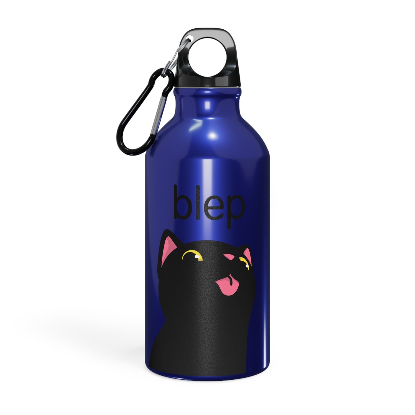 Cat Water Bottle: Blep