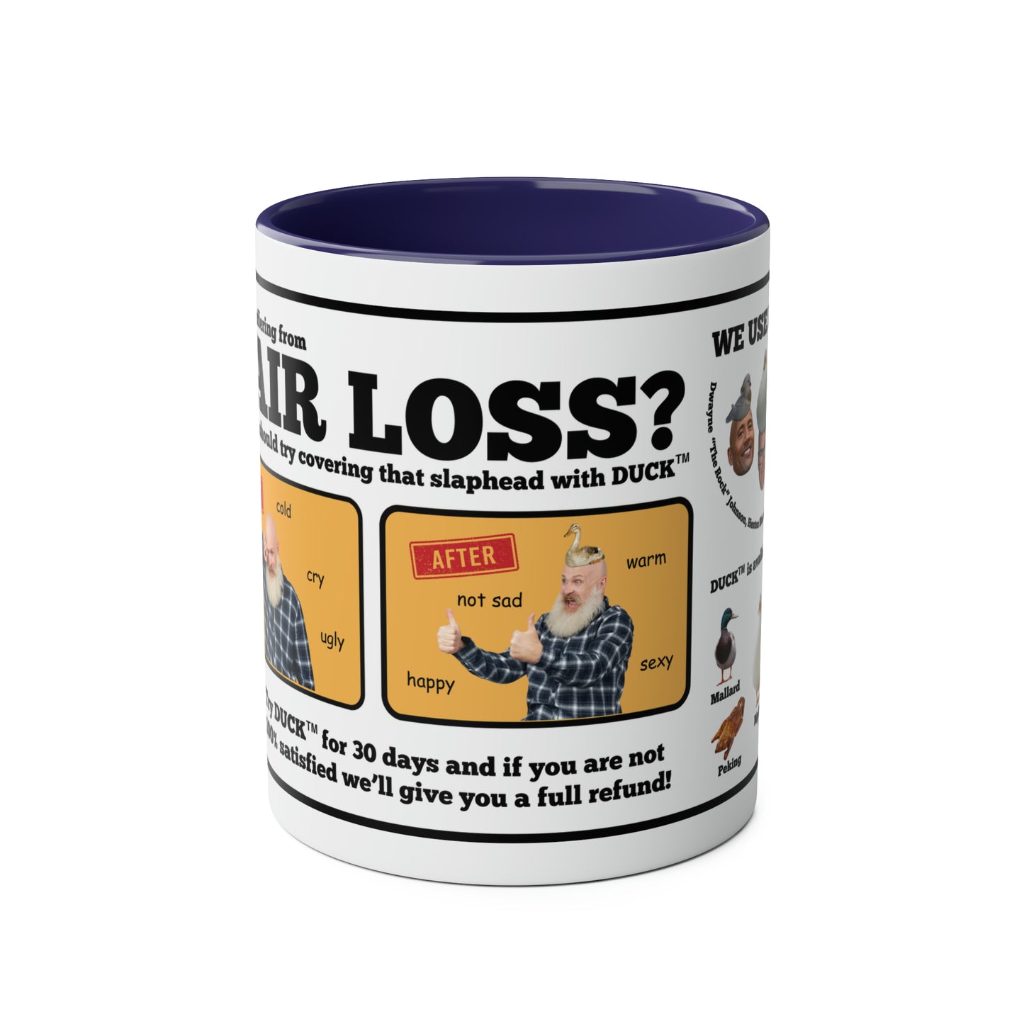 Duck Mug: Are you suffering from hair loss?