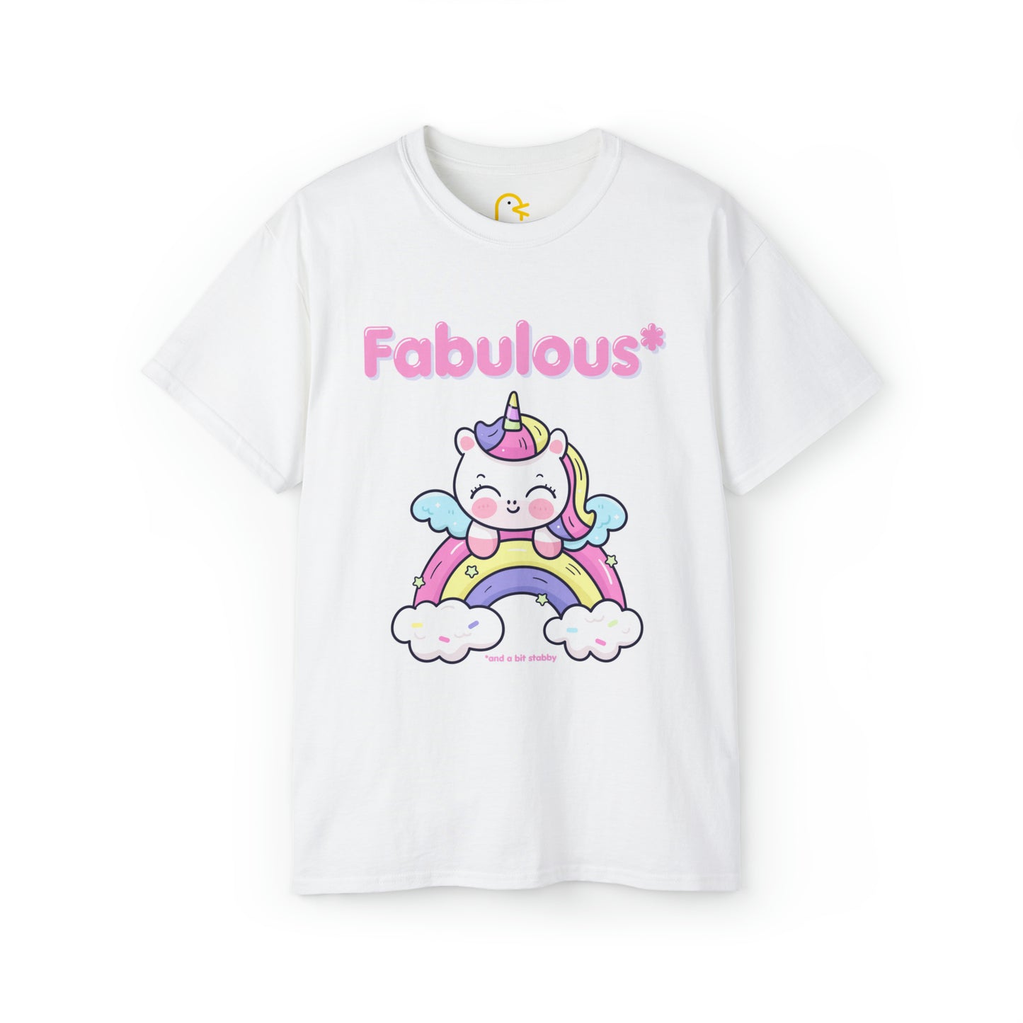 Unicorn T-shirt: Fabulous and a bit stabby