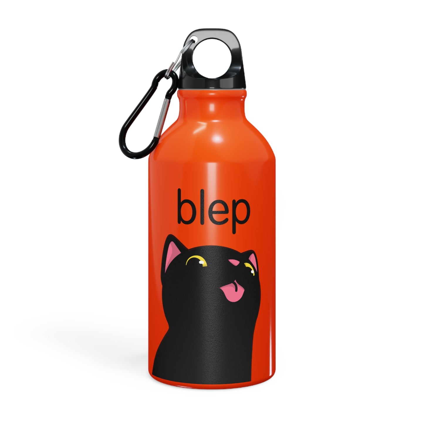 Cat Water Bottle: Blep