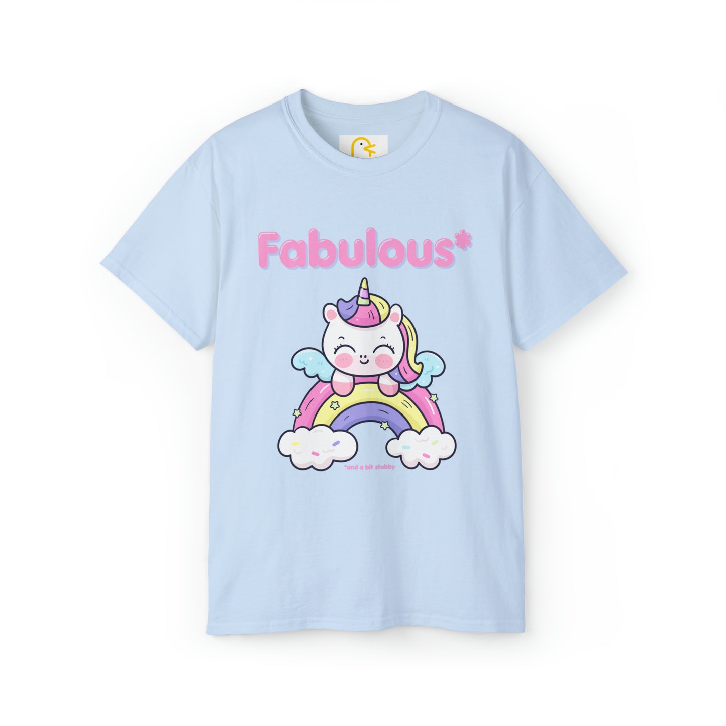 Unicorn T-shirt: Fabulous and a bit stabby