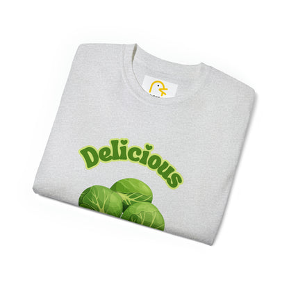 Festive Christmas T-shirt: Sprouts - Delicious Bastards