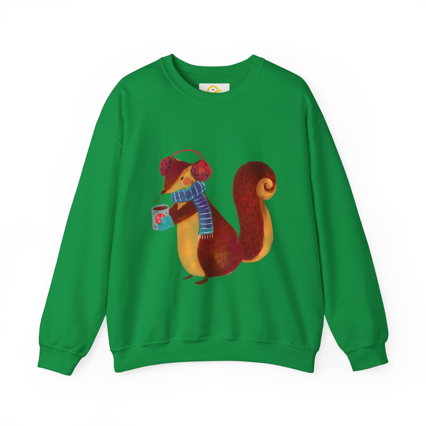 Christmas Critters Sweatshirt: Squirrel