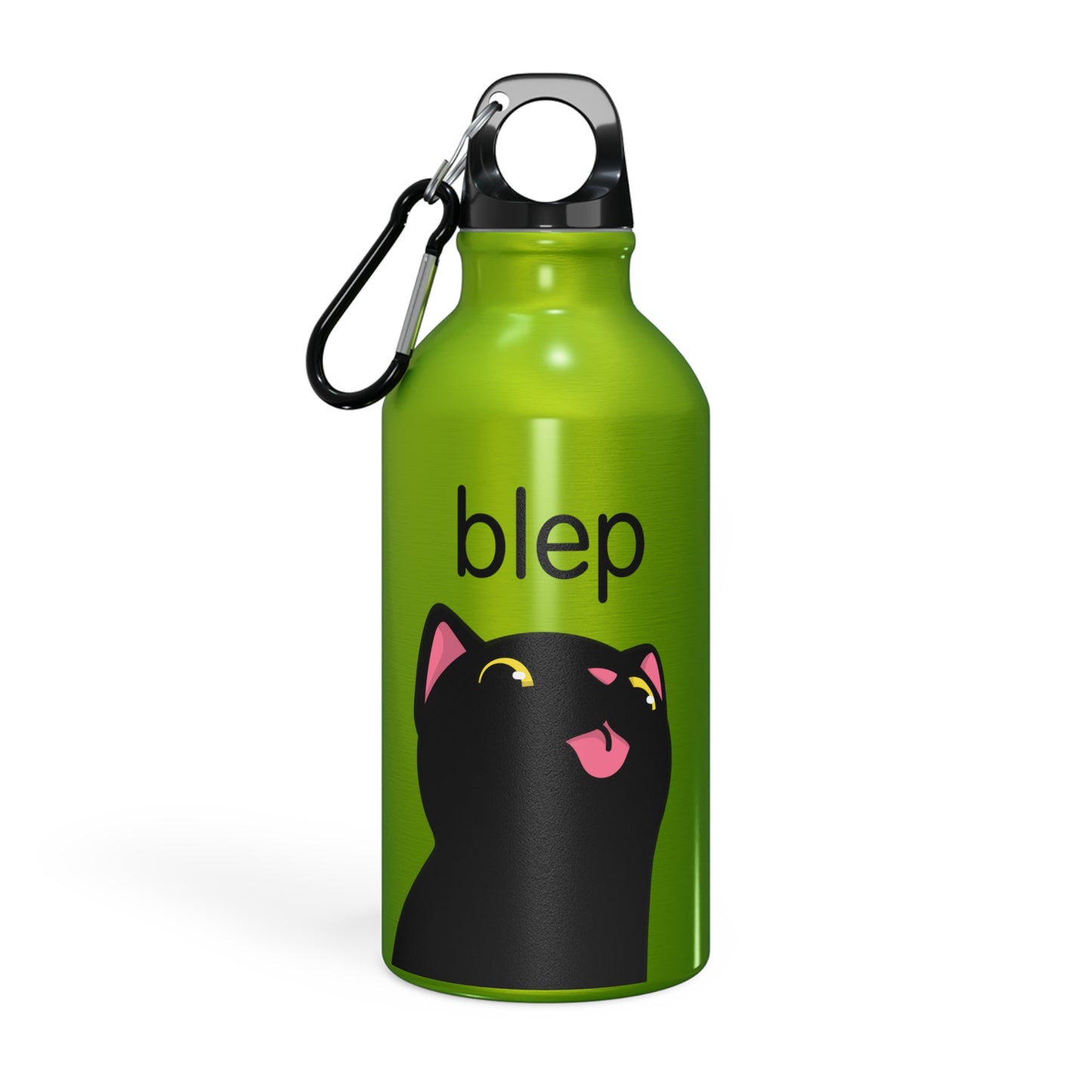 Cat Water Bottle: Blep