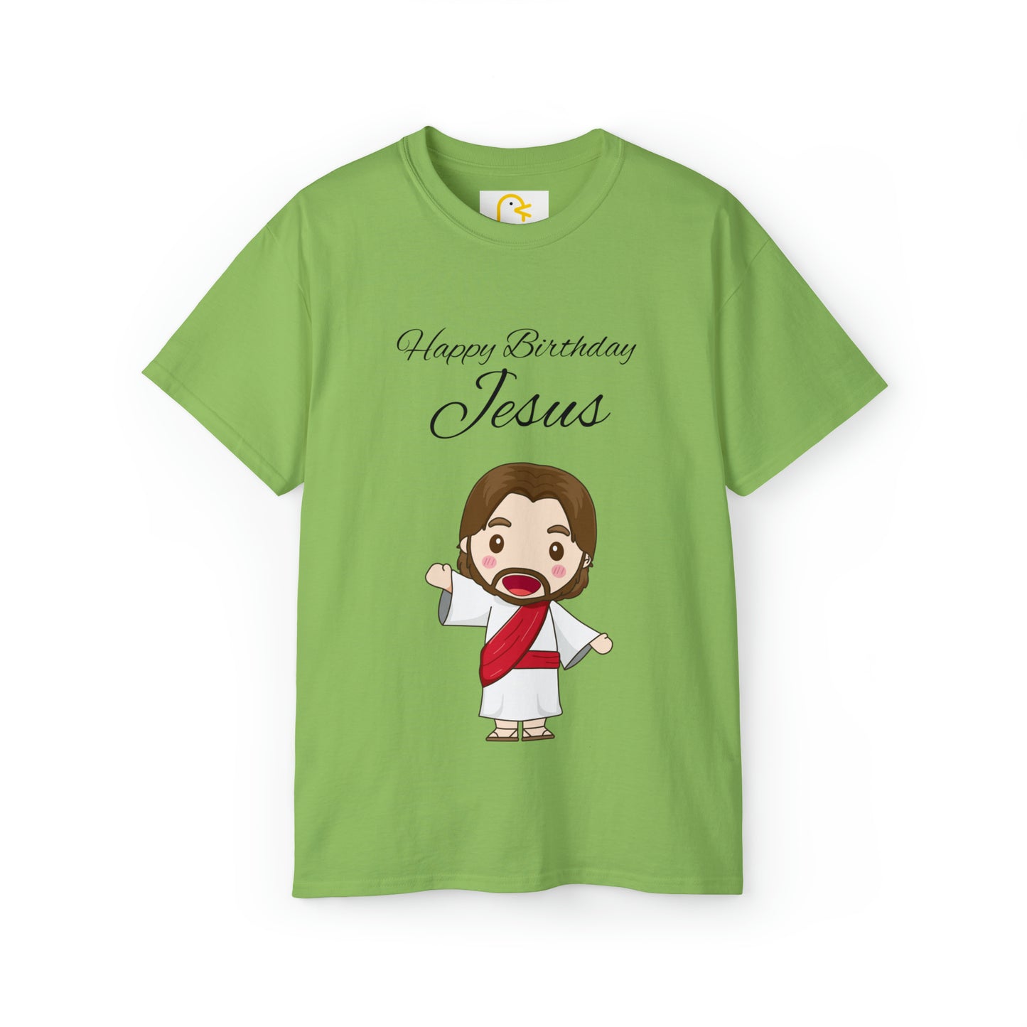 Festive Christmas T-shirt: Happy Birthday Jesus