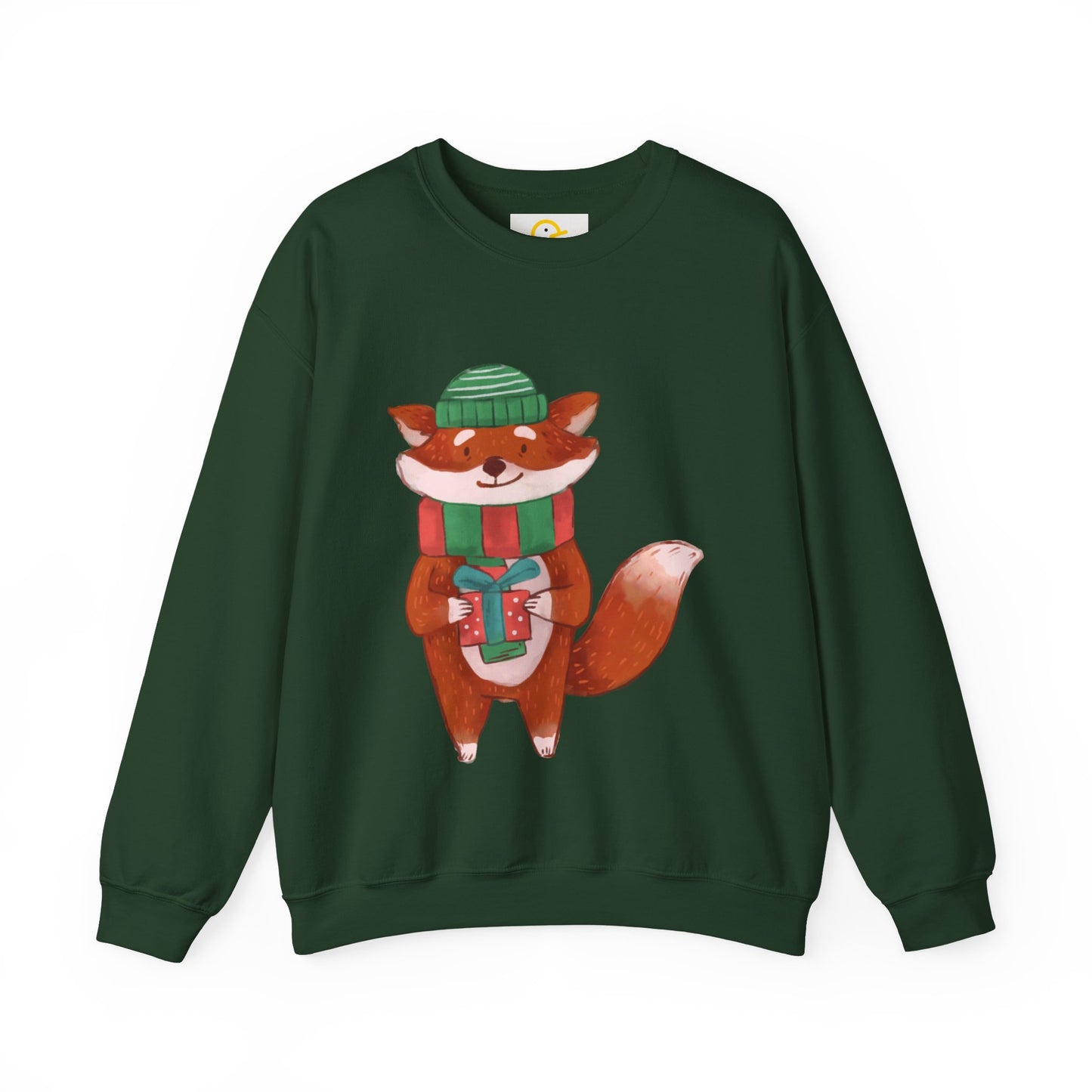 Christmas Critters Sweatshirt: Fox