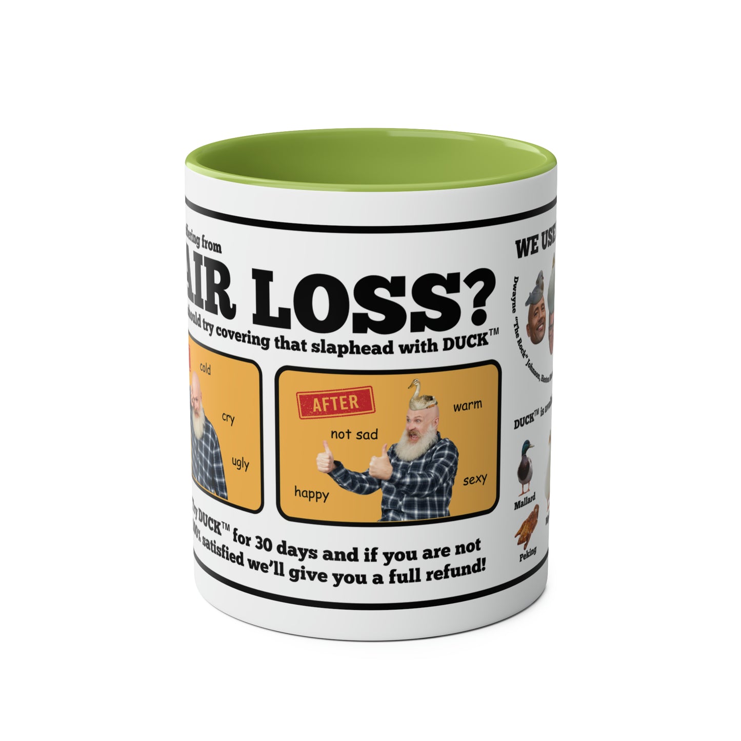 Duck Mug: Are you suffering from hair loss?