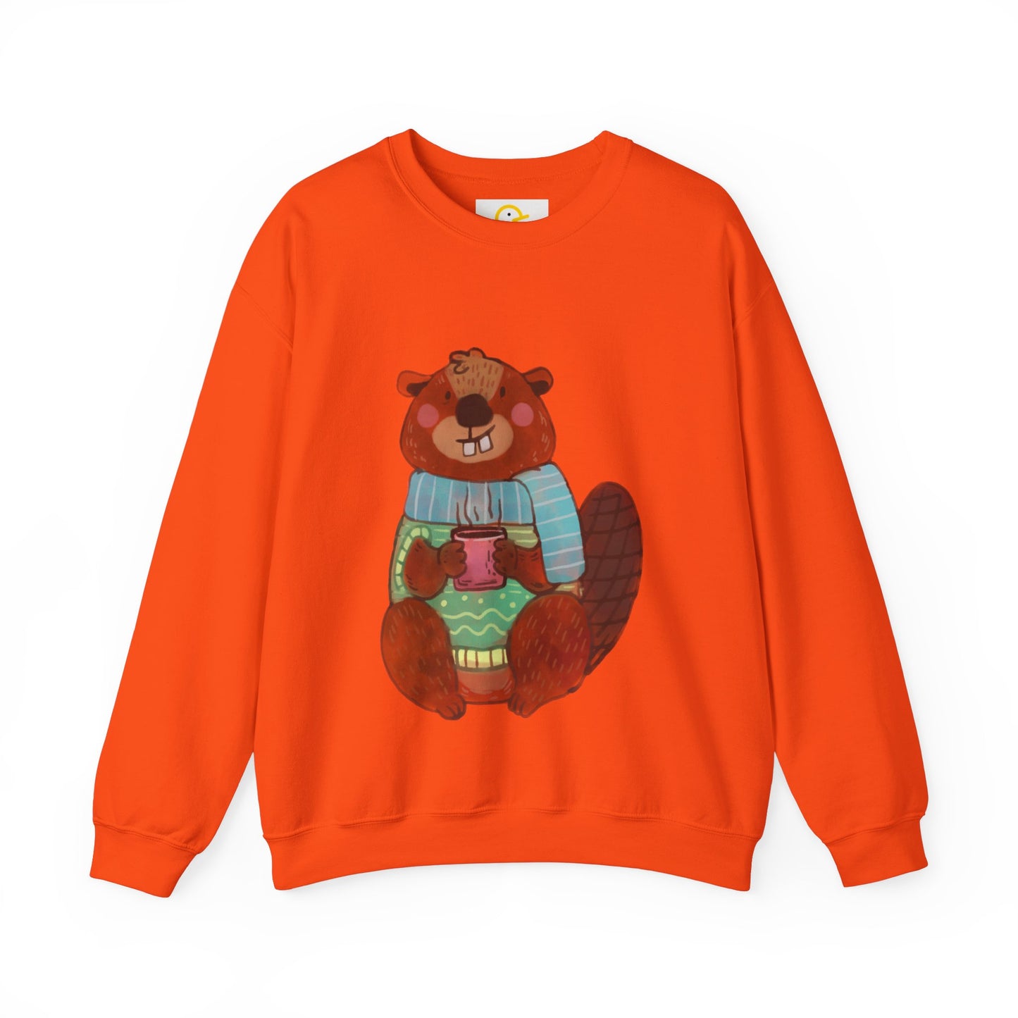 Christmas Critters Sweatshirt: Beaver