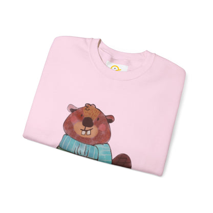 Christmas Critters Sweatshirt: Beaver