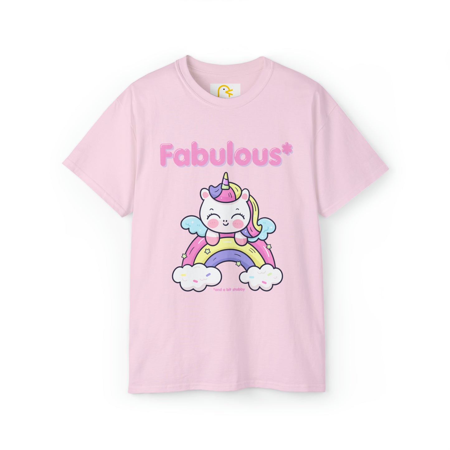 Unicorn T-shirt: Fabulous and a bit stabby