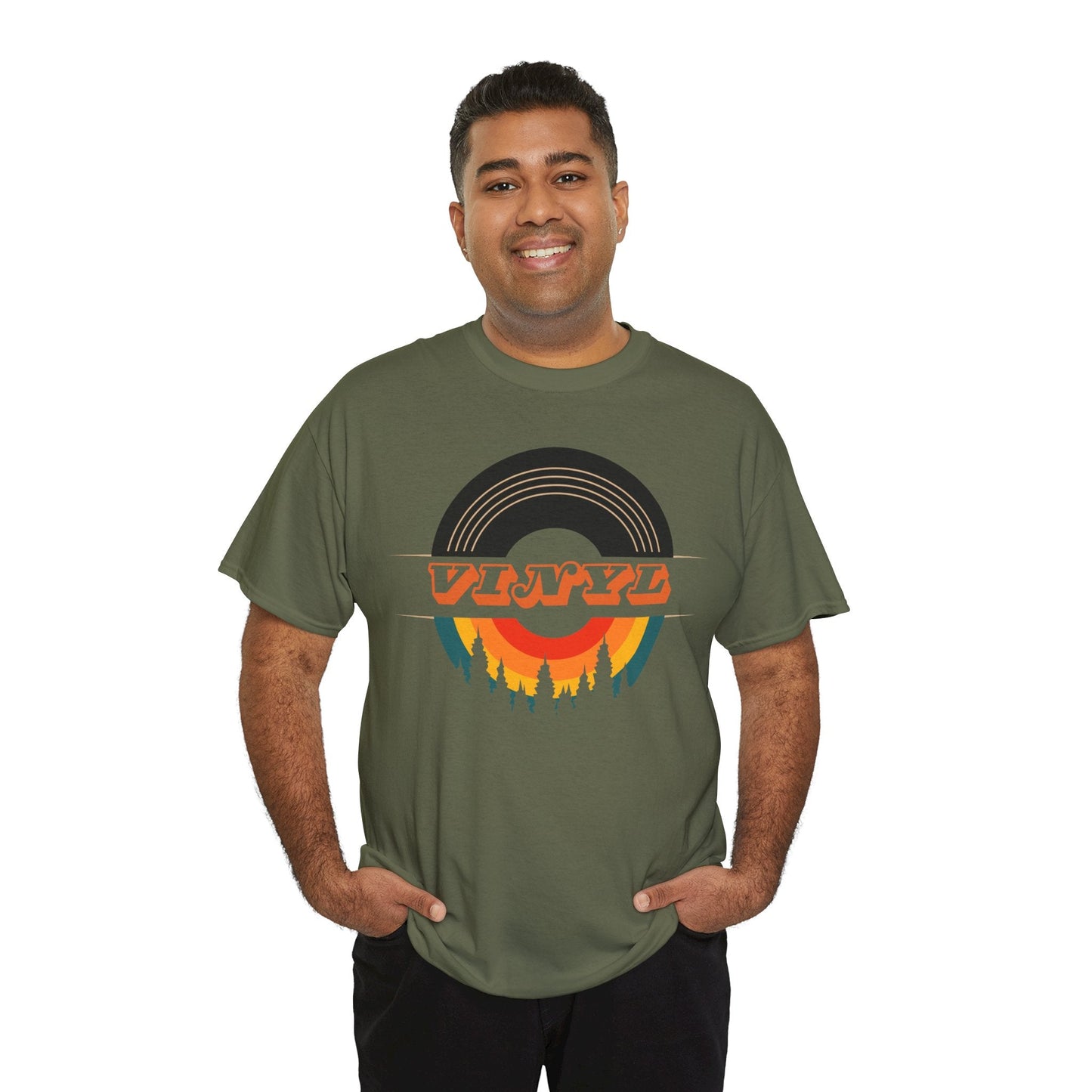 Vinyl Record Logo Men's T-Shirt