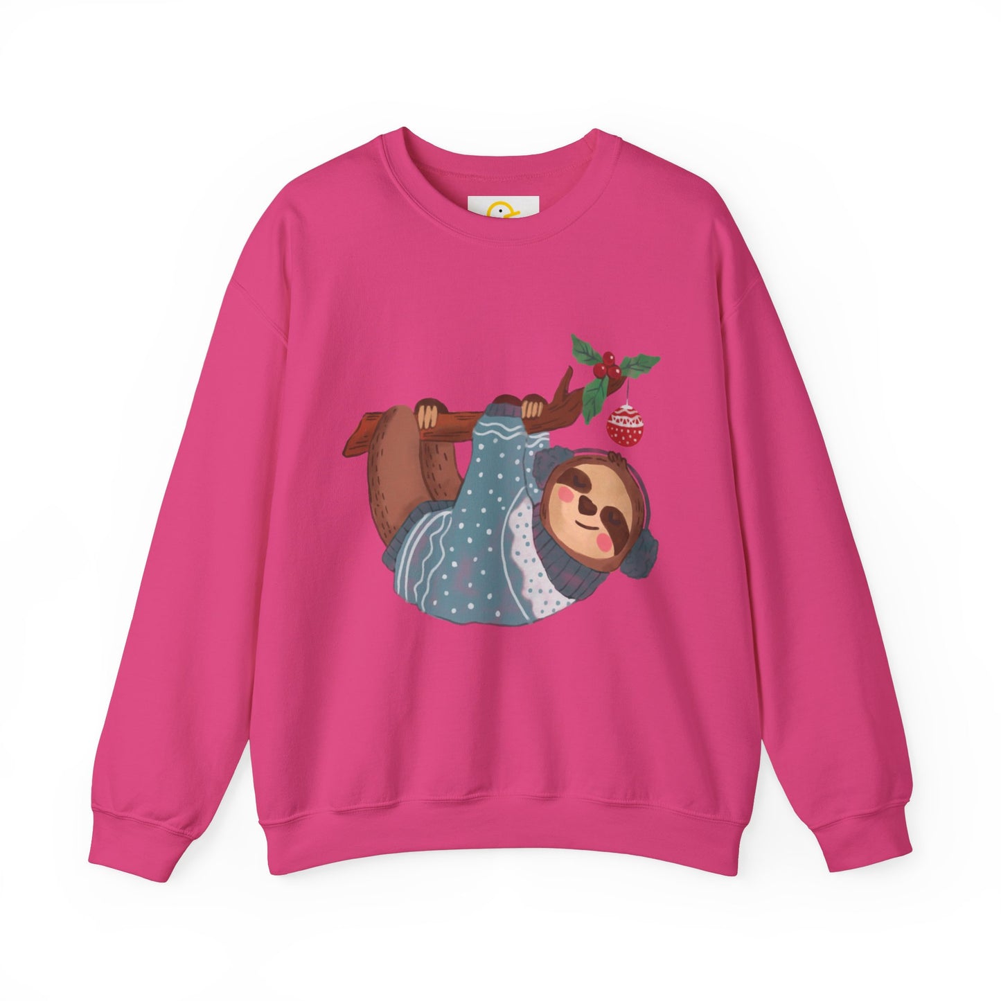 Christmas Critters Sweatshirt: Sloth