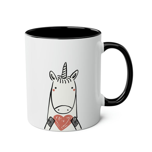 Heart Mug: Unicorn