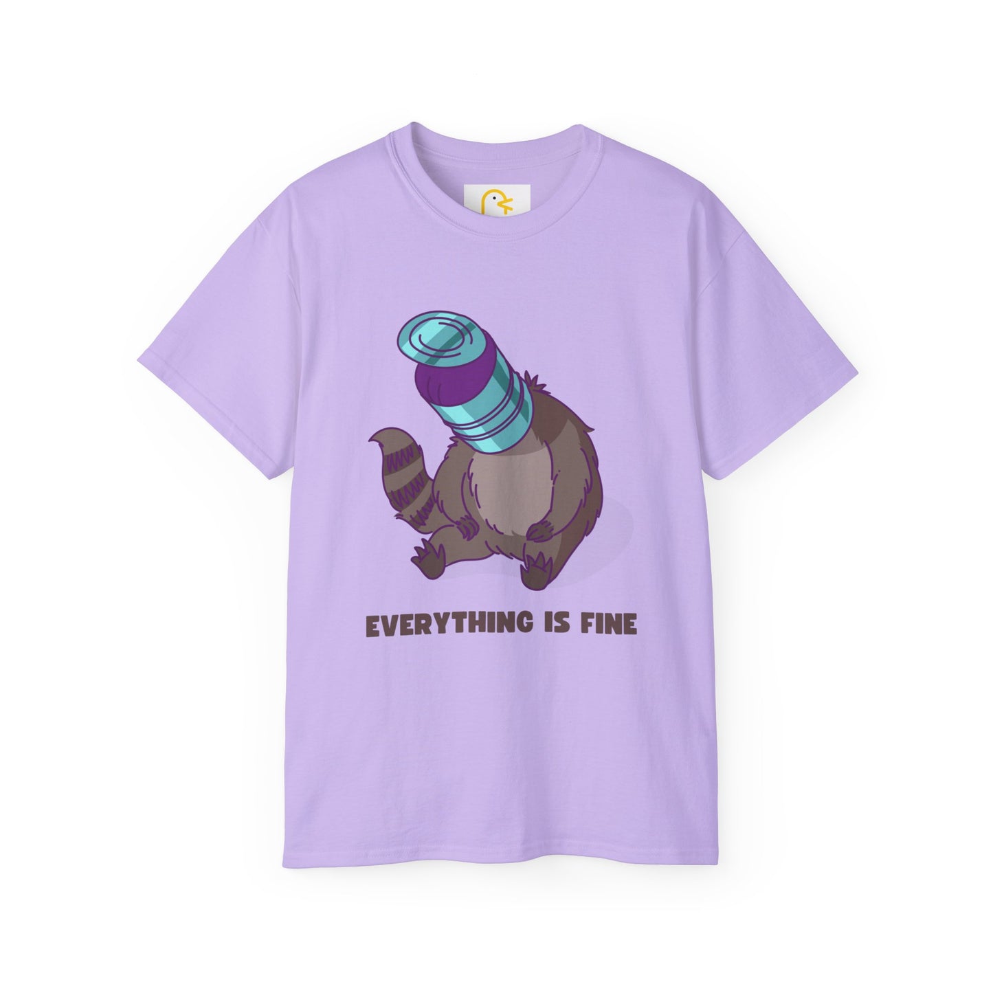 Raccoon T-shirt: Everything is fine