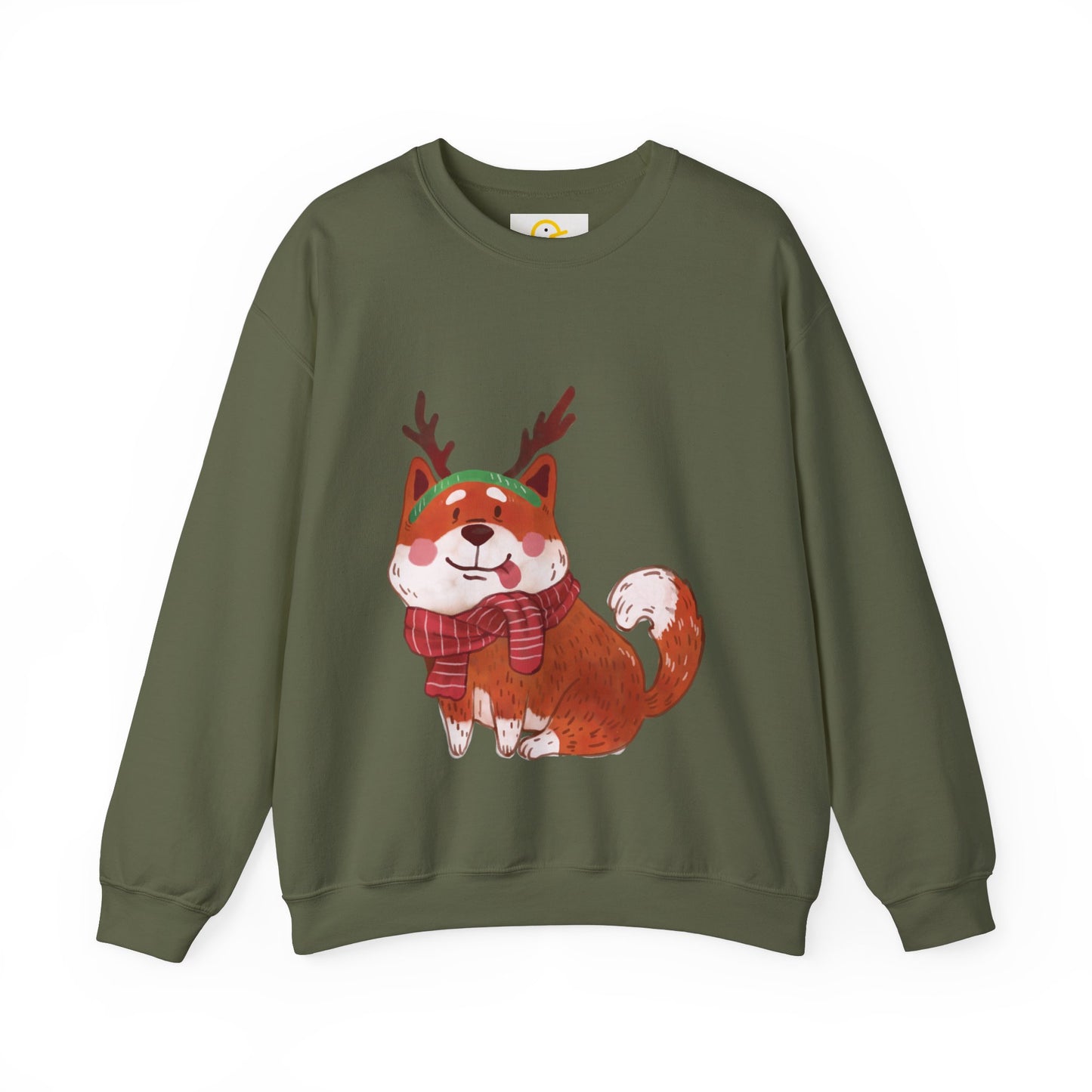 Christmas Critters Sweatshirt: Corgi