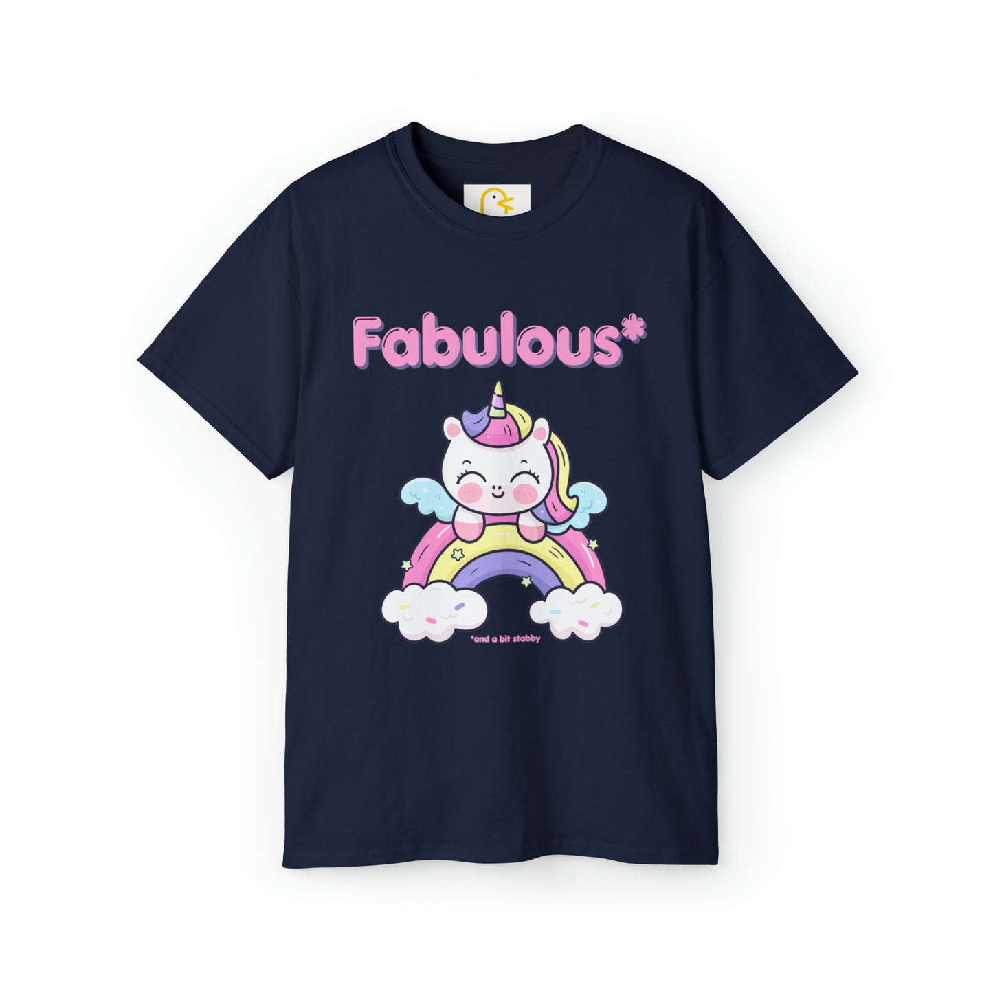 Unicorn T-shirt: Fabulous and a bit stabby