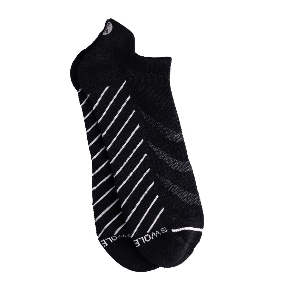 Black Performance Trainer Socks