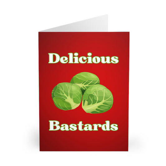 Christmas Cards (5 Pack): Delicious Bastards