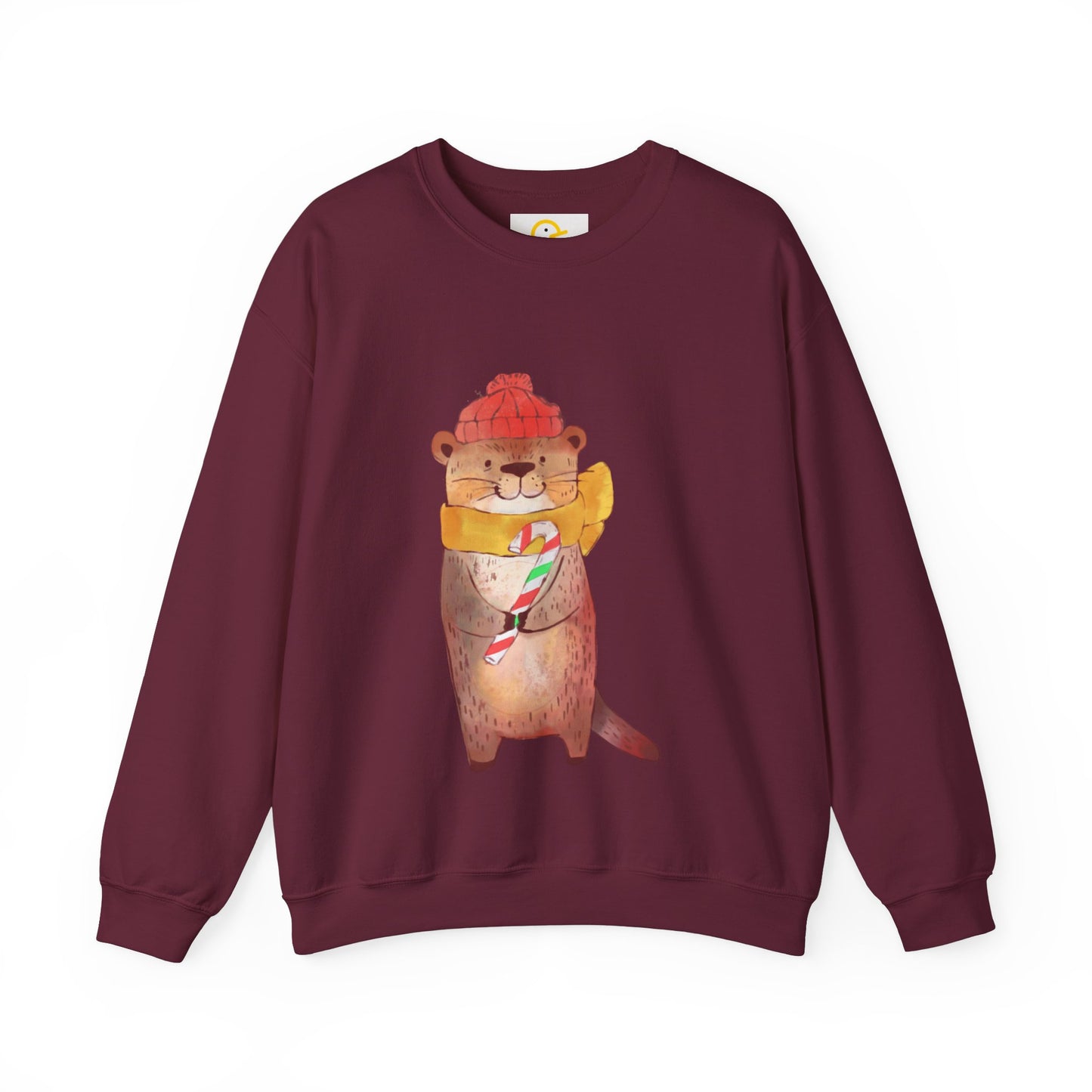 Christmas Critters Sweatshirt: Otter