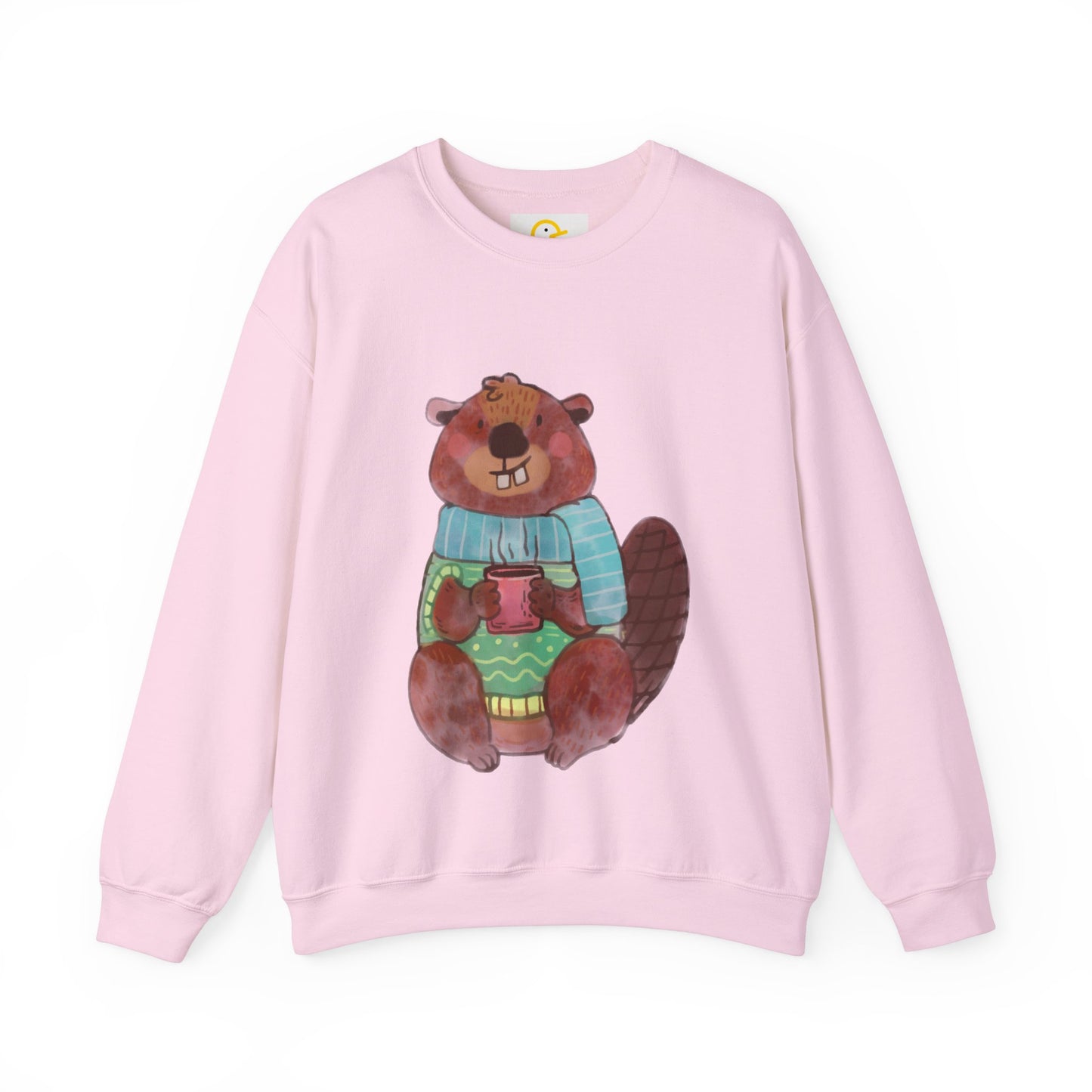 Christmas Critters Sweatshirt: Beaver