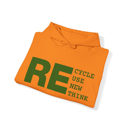 Recycle Reuse Renew Rethink Hoodie