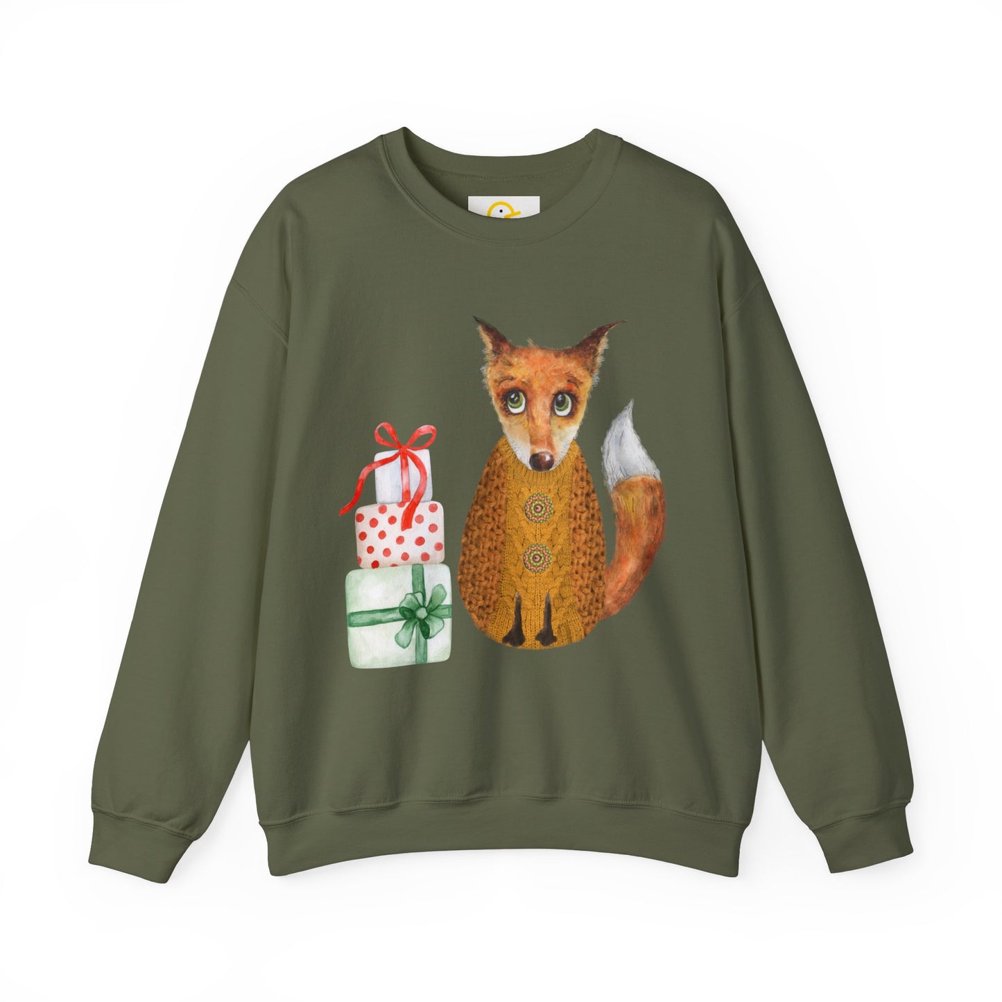 Christmas Sweatshirt: Cosy Fox