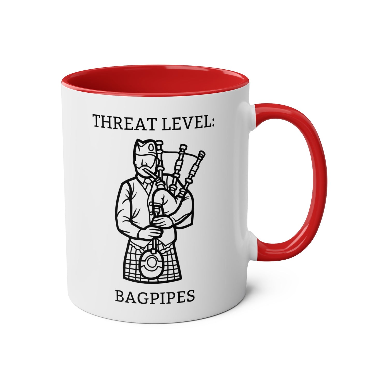 Threat Level: Bagpipes Mug