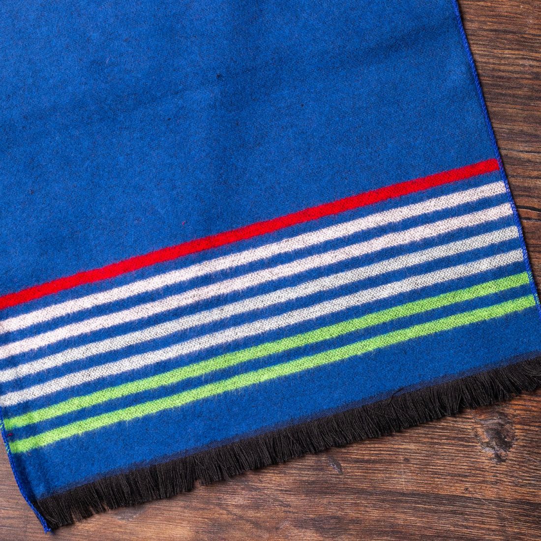 Navy Fine Stripe Bamboo Scarf