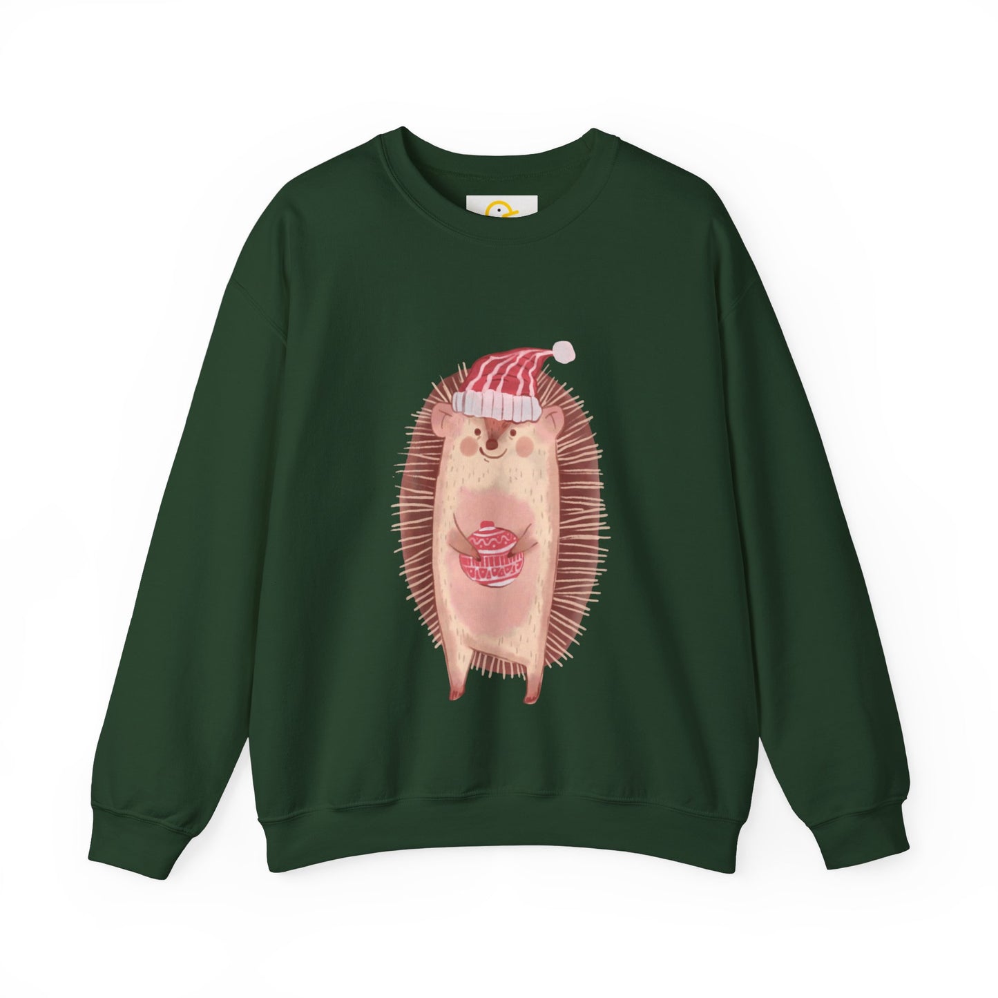 Christmas Critters Sweatshirt: Hedgehog