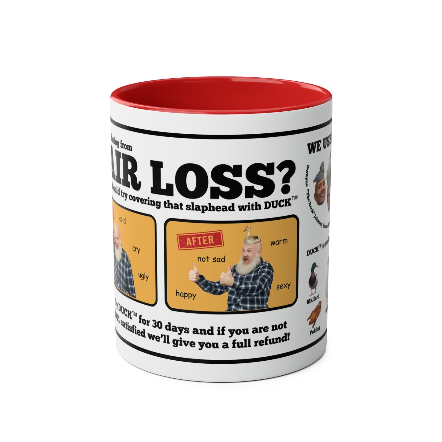 Duck Mug: Are you suffering from hair loss?