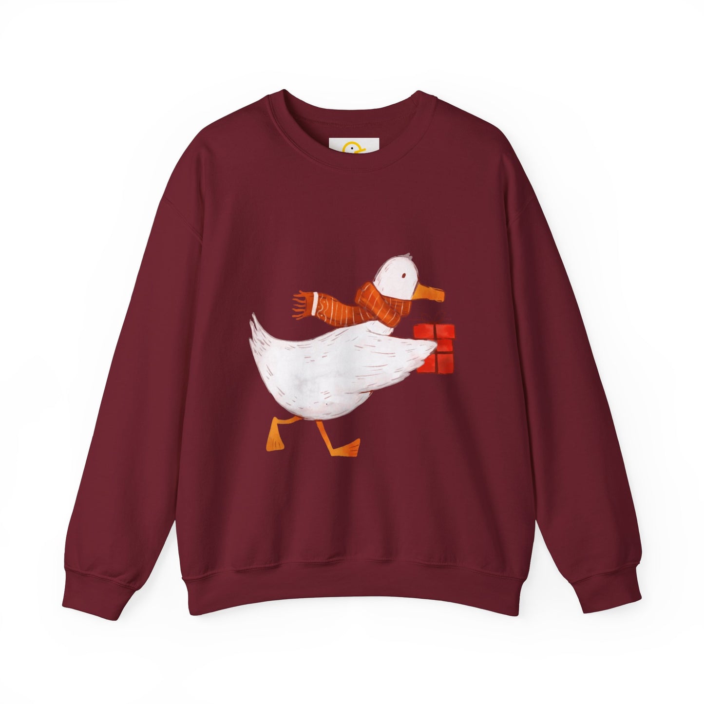 Christmas Critters Sweatshirt: Duck