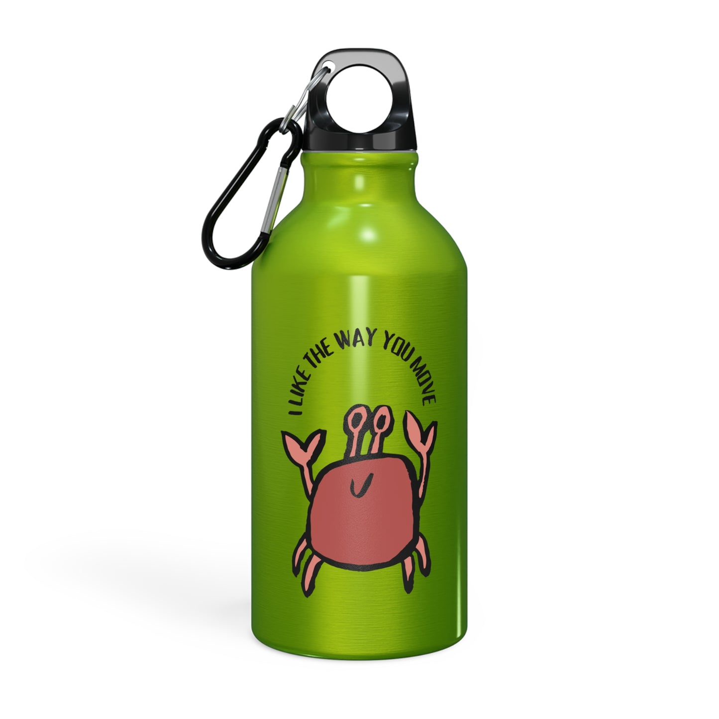 Crab Water Bottle: I  Like The Way You Move