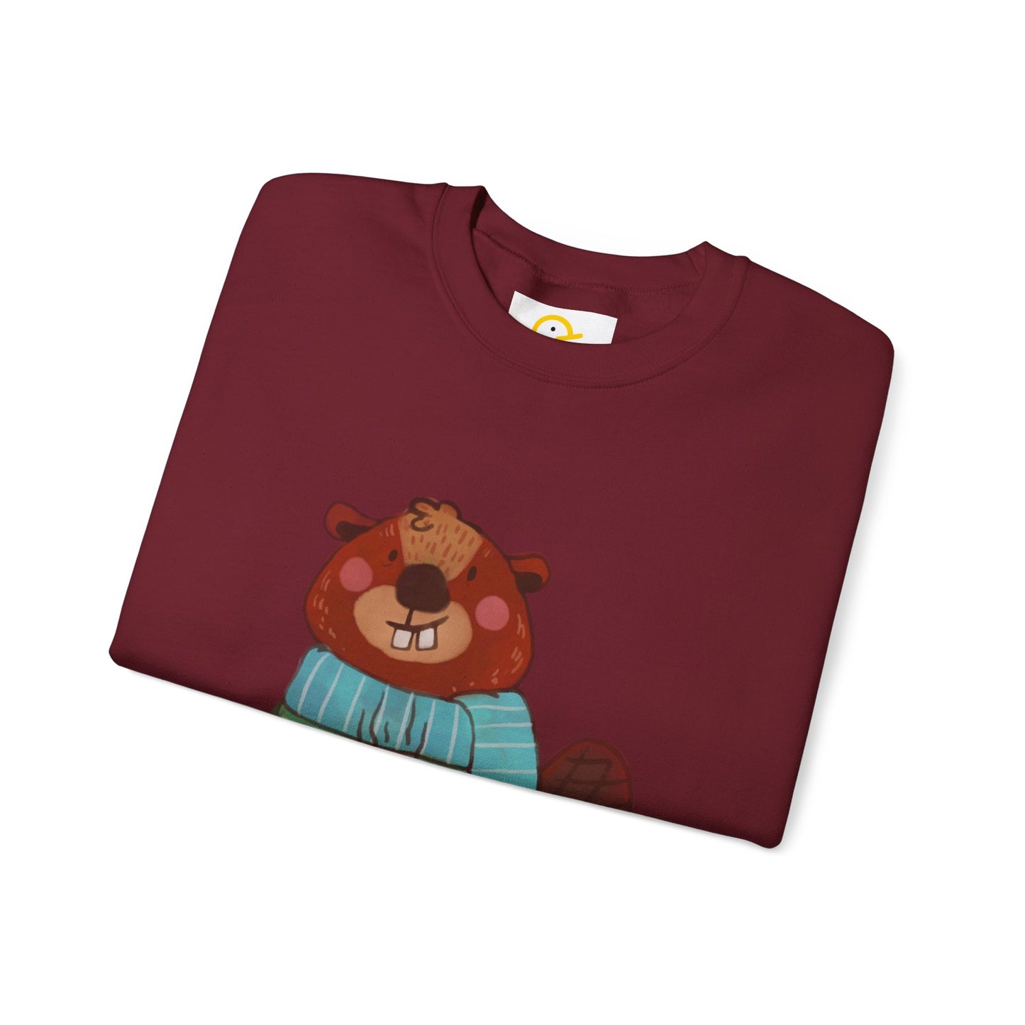 Christmas Critters Sweatshirt: Beaver