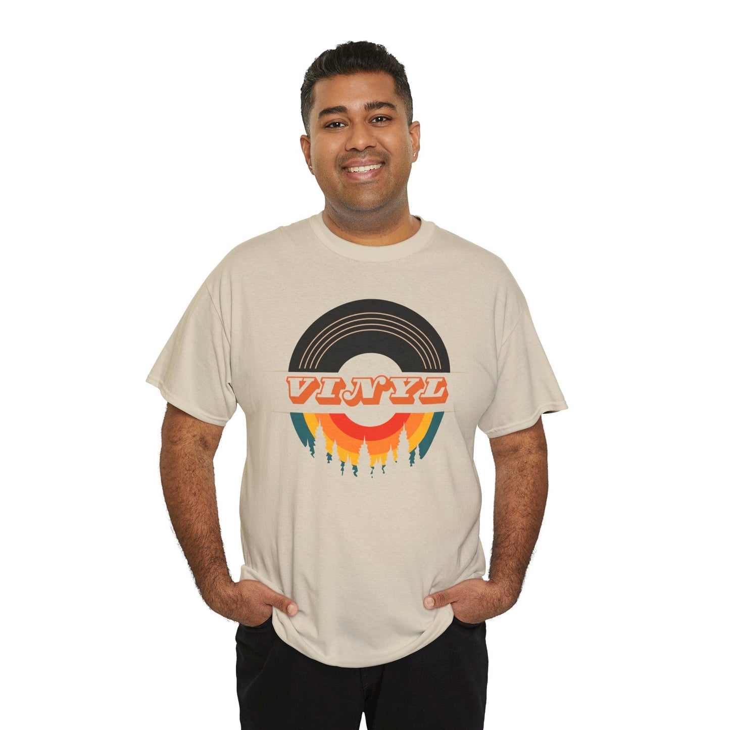 Vinyl Record Logo Men's T-Shirt