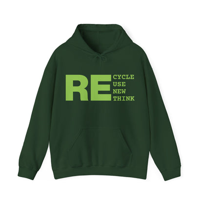 Recycle Reuse Renew Rethink Hoodie