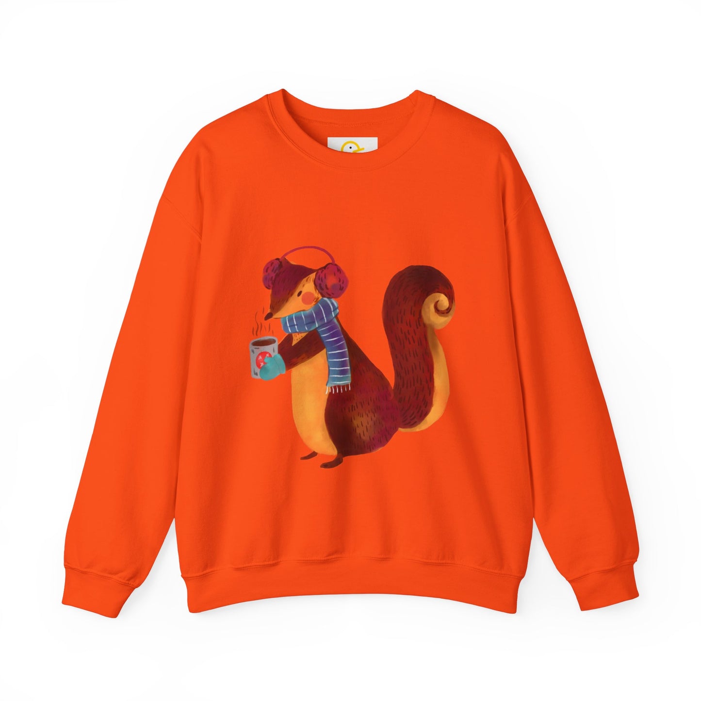 Christmas Critters Sweatshirt: Squirrel