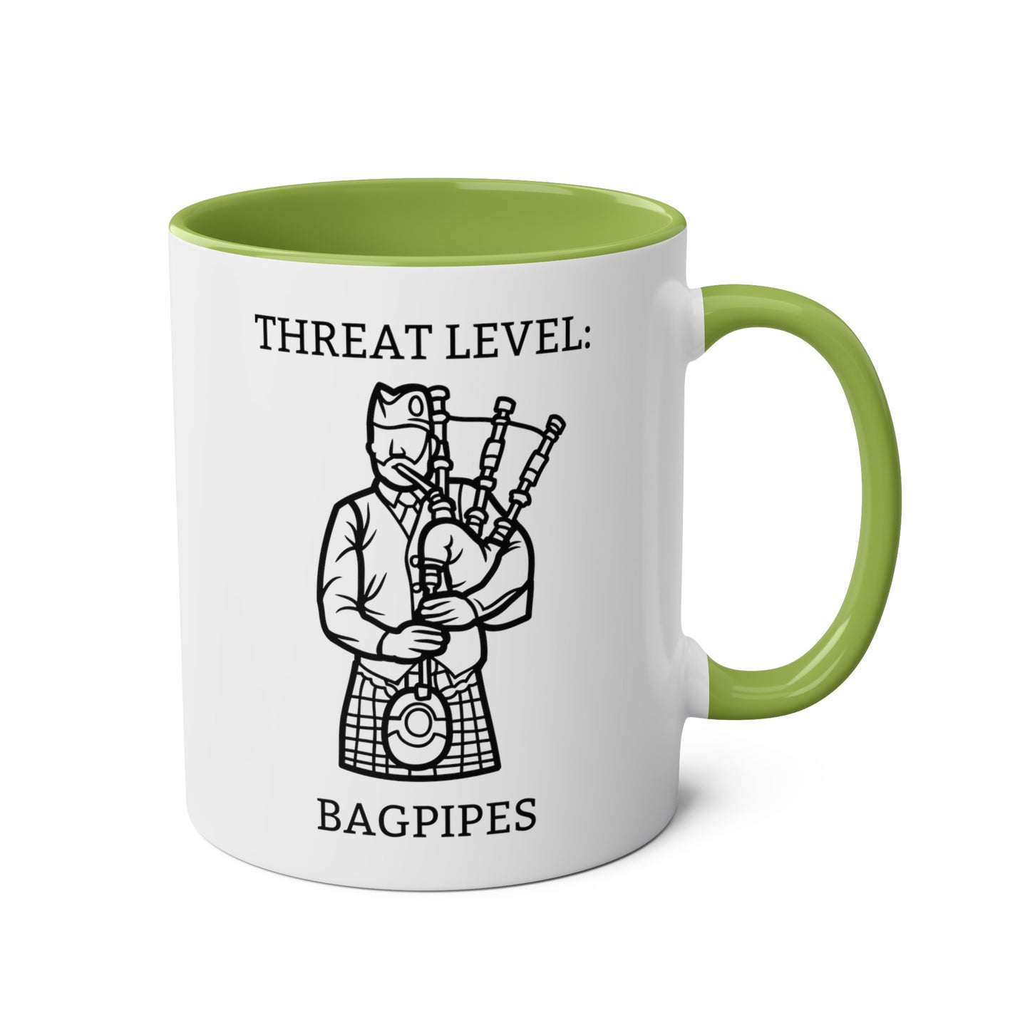 Threat Level: Bagpipes Mug