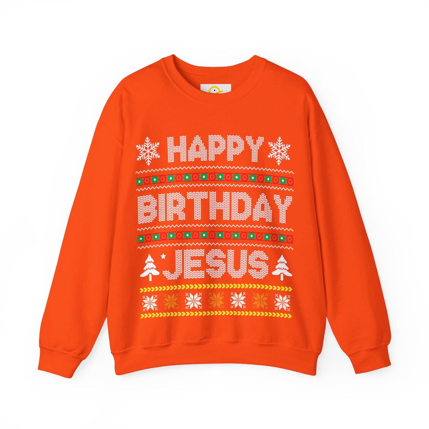 Christmas Sweatshirt: Happy Birthday Jesus