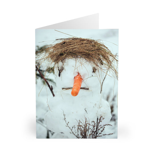 Christmas Cards (5 Pack): Ugly Snowman