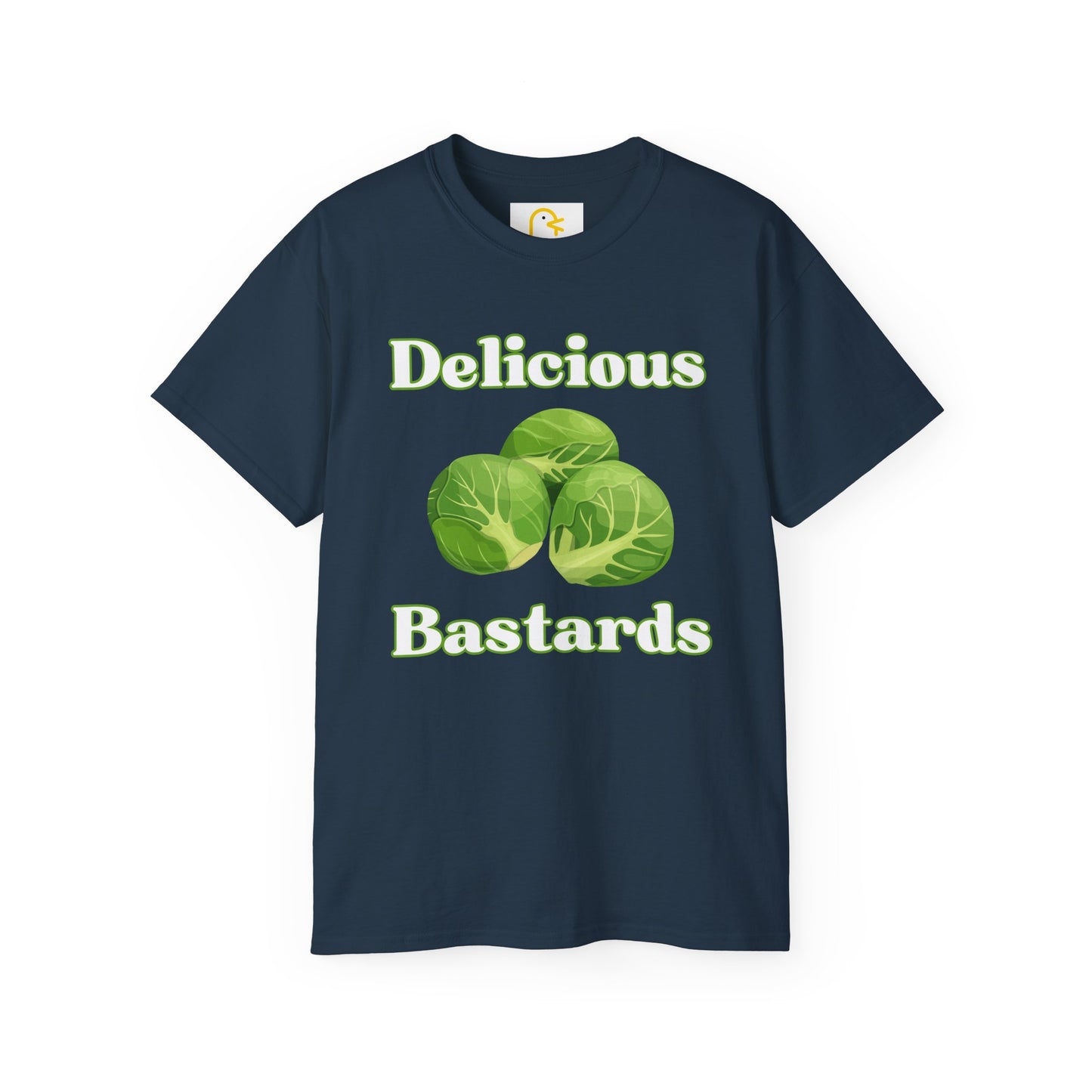 Brussels Sprouts Christmas T-shirt: Delicious Bastards