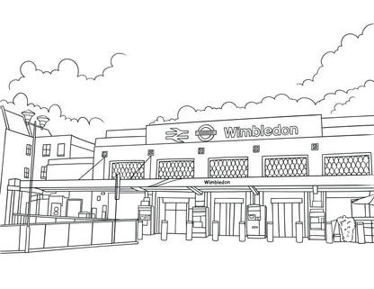 Wimbledon Colouring Book (A4)