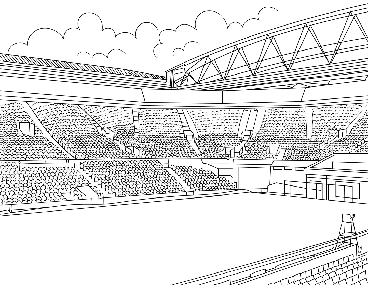 Wimbledon Colouring Book (A4)
