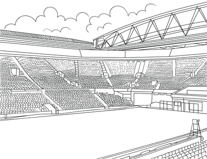 Wimbledon Colouring Book (A4)