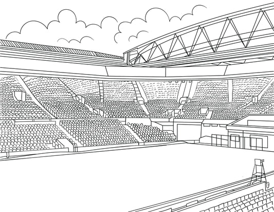 Wimbledon Colouring Book (A4)