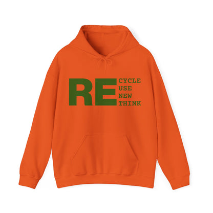 Recycle Reuse Renew Rethink Hoodie