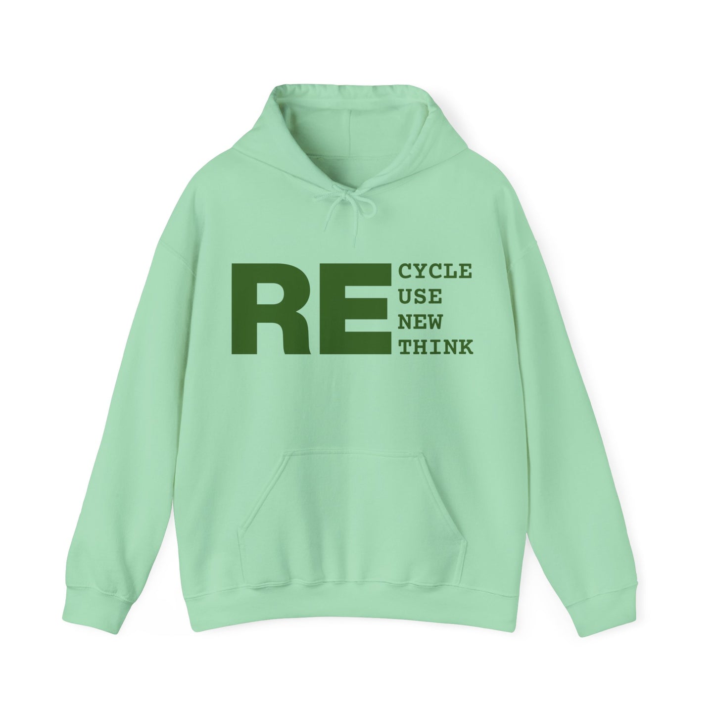 Recycle Reuse Renew Rethink Hoodie