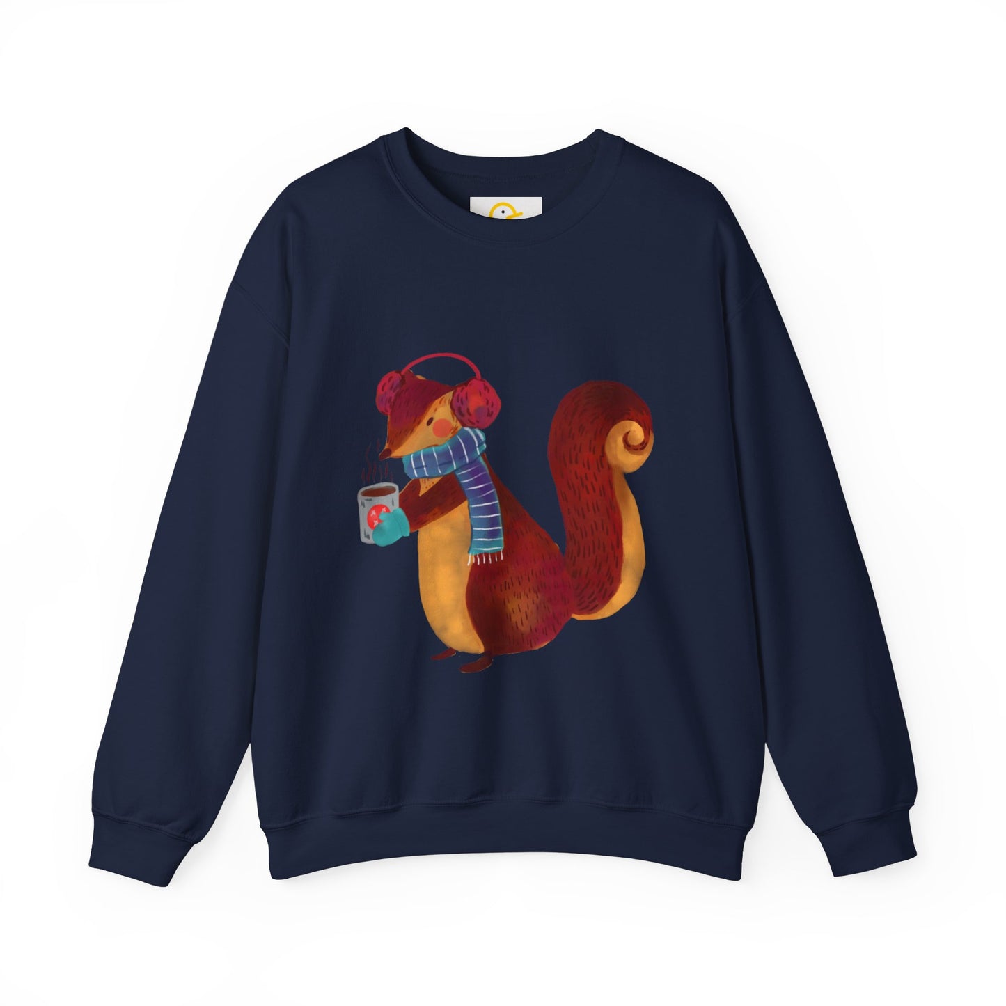 Christmas Critters Sweatshirt: Squirrel