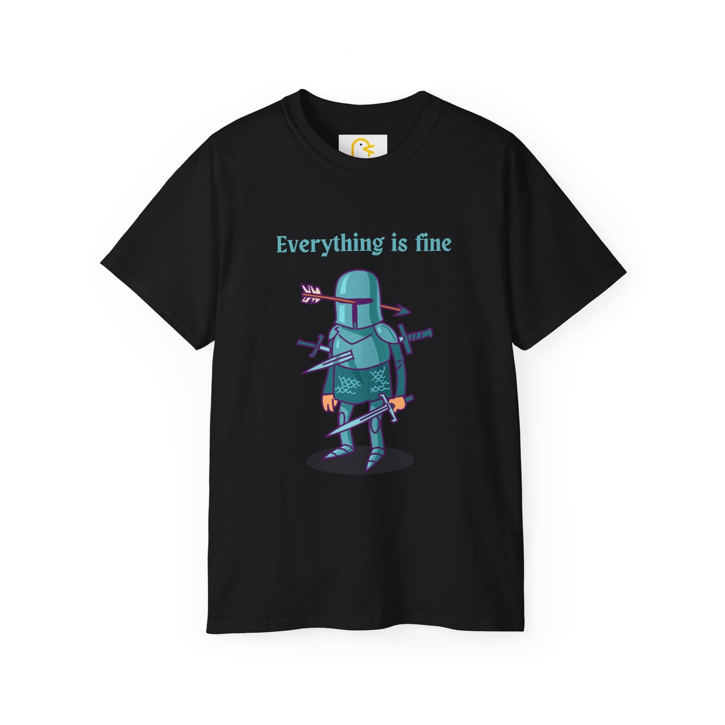 Knight T-shirt: Everything is fine